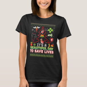Het is een prachtige dag om levens te redden dokte t-shirt