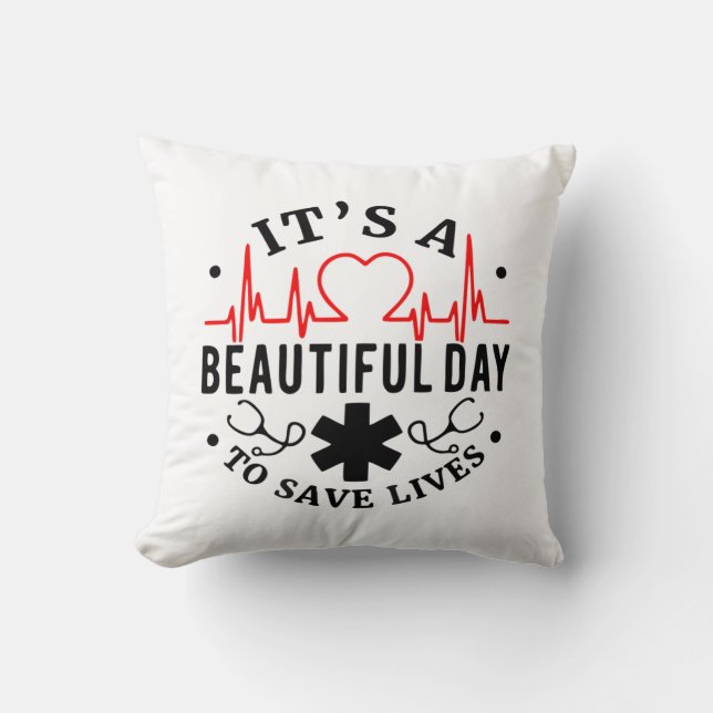 Het is een prachtige dag om levens te redden kussen (Voorkant)