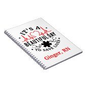 Het is een prachtige dag om levens te redden notitieboek (Rechterzijde)