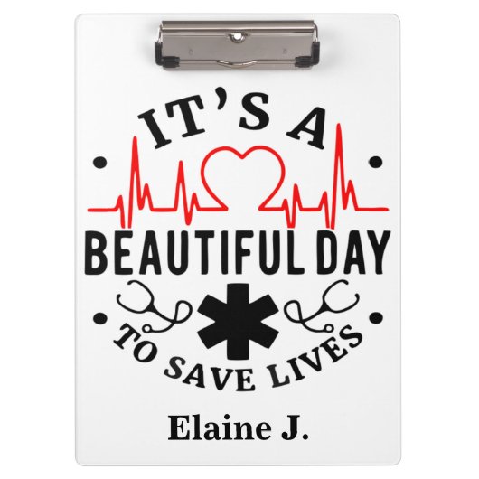 Het is een prachtige dag om persoonlijke levens te klembord (Voorkant)