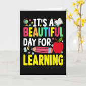 Het is een prachtige dag om te leren 100 dagen sch kaart (Gele Bloem)