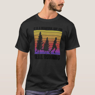 Het is een prachtige dag voor het spoor dat Athele T-shirt