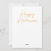 Het is een prachtige Halloween-dag Feestdagenkaart (Achterkant)