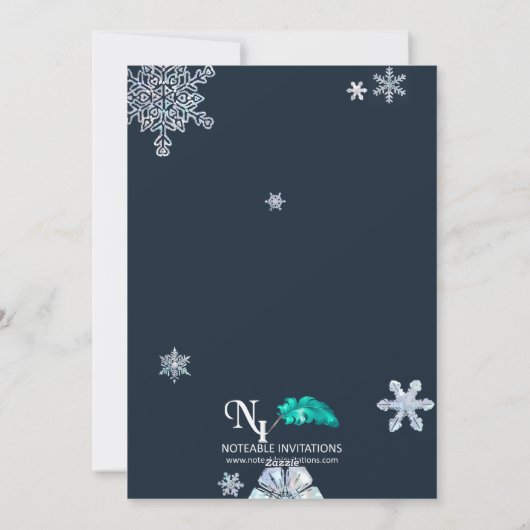 Het is een prachtige kerstkaart (Achterkant)