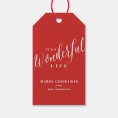 Het is een prachtige levensgewoonte cadeaulabel (Voorkant)