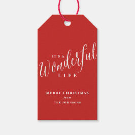 Het is een prachtige levensgewoonte cadeaulabel