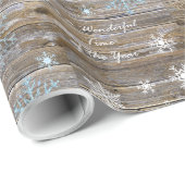 Het is een prachtige tijd van het Jaar van de Hout Cadeaupapier (Rol Hoek)