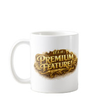 Het is een Premium Functie! Grappige typografie mo