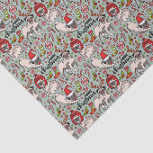 Het is een prettig kerstpatroon tissuepapier (Detail)