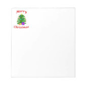 Het is een prettige kerstboom! notitieblok (Voorkant)