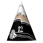 Het is een prettige verjaardag van een Beach Party Feesthoedjes (Voorkant)