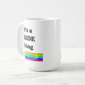 Het is een Pride ding Koffiemok (Voorkant links)