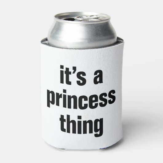 Het is een prinses ding blikjeskoeler (Blikje Voorkant)