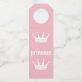 Het is een...prinses Gender Rekaleveer Feest Flessenhanger (Achterkant)