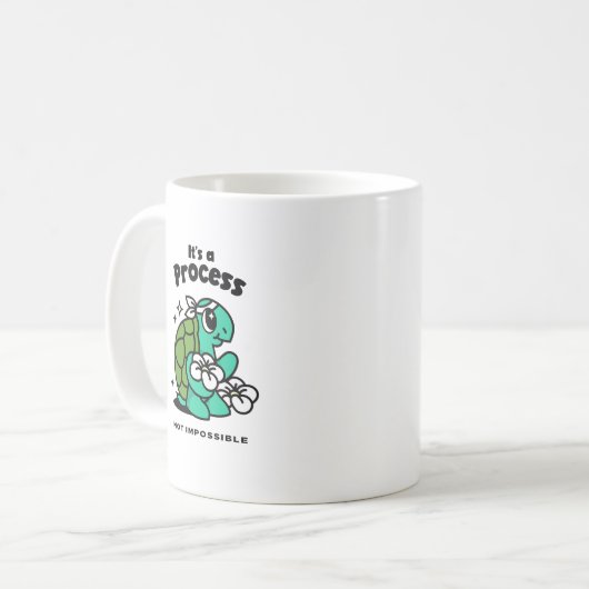 Het is een proces dat geen onmogelijke Mok van de (Voorkant links)