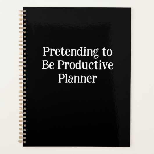 Het is een productieve planner (Voorkant)