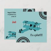 Het is een proefkoningskaart voor baby's aankondiging (Voorkant / Achterkant)