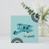 Het is een proefkoningskaart voor baby's aankondiging (Staand voorkant)