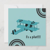 Het is een proefkoningskaart voor baby's aankondiging (Voorkant)