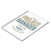 Het is een project manager ding notitieboek (Linkerzijde)