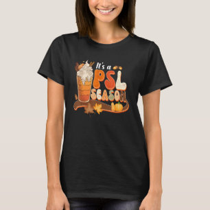 Het is een PSL seizoen Retro Pompoen Spice Herfst  T-shirt