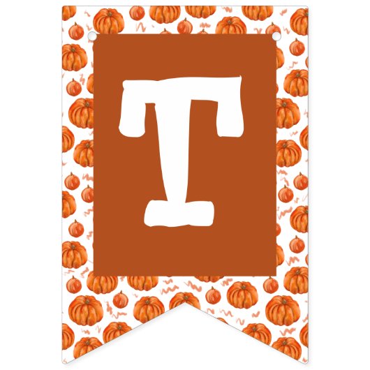 Het is een Pumpkin Party banner (Tweede vlag)