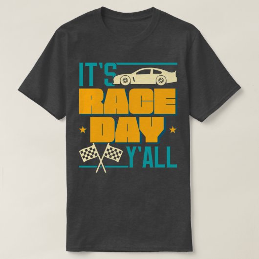 Het is een racefanaat t-shirt (Design voorkant)