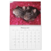 Het is een Rat World Calendar 2016 Kalender (Feb 2027)