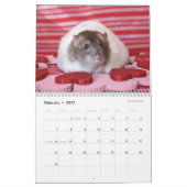 Het is een Rat World Calendar Kalender (Feb 2027)