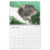 Het is een Rat World Calendar Kalender (Mar 2027)