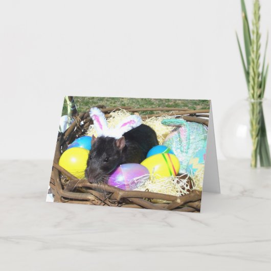 Het is een Rat's World Easter Card2 Feestdagen Kaart (Voorkant)