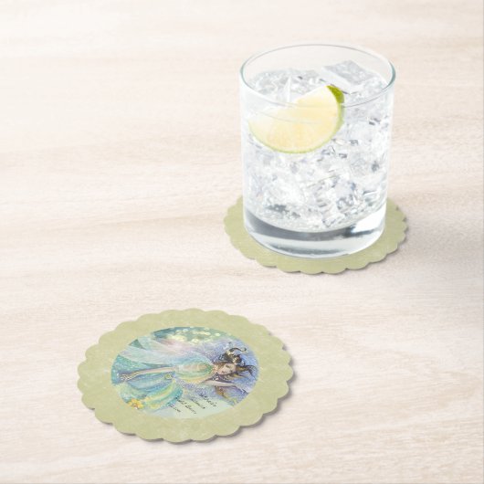 Het is een redelijk gelukkig evenement kartonnen onderzetters (Insitu)