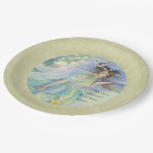 Het is een redelijk gelukkig evenement papieren bordje (Gekanteld)