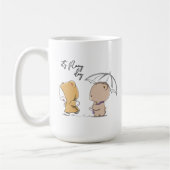 Het is een regenachtige dag | 15# Klassieke Mok (Links)