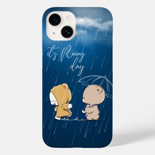 Het is een regenachtige dag | Case-Mate iPhone case (Achterkant)