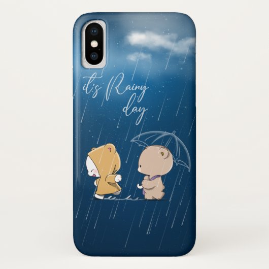 Het is een regenachtige dag |  Case-Mate iPhone case (Achterkant)