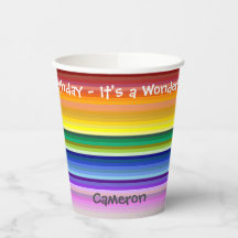 Het is een regenboogfeest, multi-gekleurd streeppa