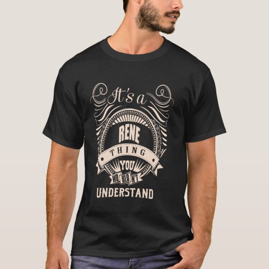 Het is een RENE ding Gifts T-shirt (Voorkant)