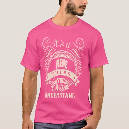 Het is een RENE ding Gifts T-shirt (Voorkant)