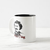 HET IS EEN RIEL DING TWEEKLEURIGE KOFFIEMOK (Voorkant links)