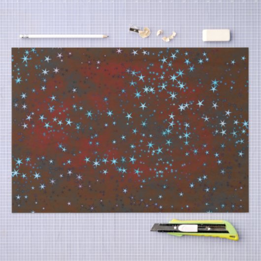 Het is een rode kerst tissuepapier (Craft)