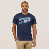 Het is een rodelding wintersport t-shirt (Voorkant volledig)