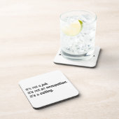 Het is een roeping Harde plastic coaster Bier Onderzetter (Rechterzijde)