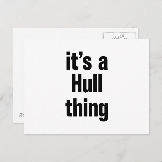 Het is een romp ding briefkaart (Voorkant / Achterkant)