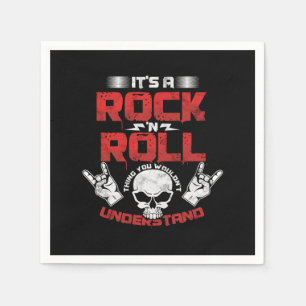 Het is een rots N Roll Thing Rock Music Guitarist Servet