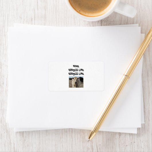 Het is een Roundup! Rundvee - Western Etiket (Insitu)