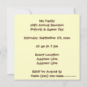 Het is een Roundup. Rundvestratievelebratie Kaart (Achterkant)