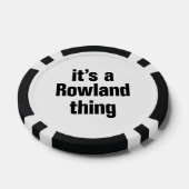 Het is een Rowland ding Poker Chips (Enkel)