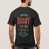 Het is een Rugby Thing | T-shirt (Achterkant)