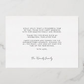 Het is een ruig jaar geweest Honden foto Folie Feestdagenkaart (Achterkant)